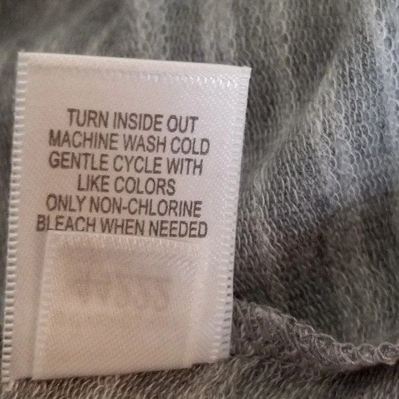 Garnet Hill Gray Striped Knit Dress XS - Picture 6 of 6